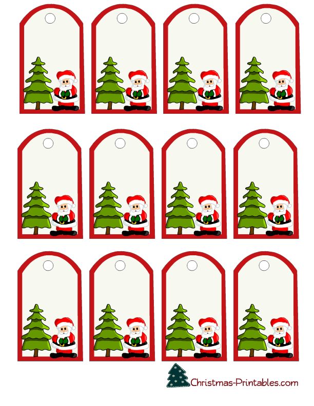 Free Printable Gift Tags For Christmas 