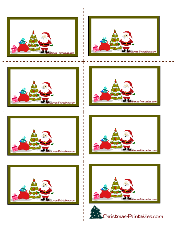 Free Printable Christmas To And From Labels