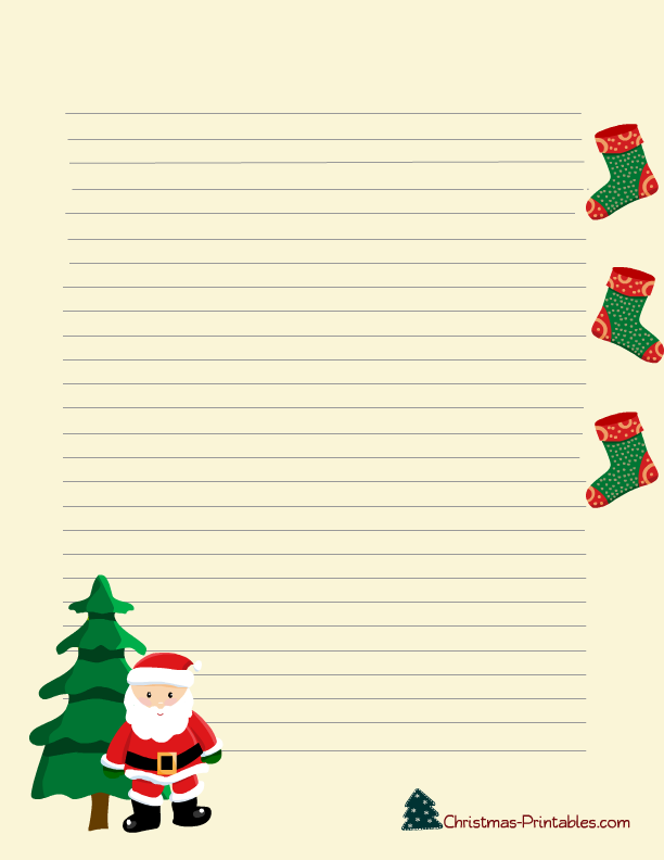 Free Printable Christmas Stationery