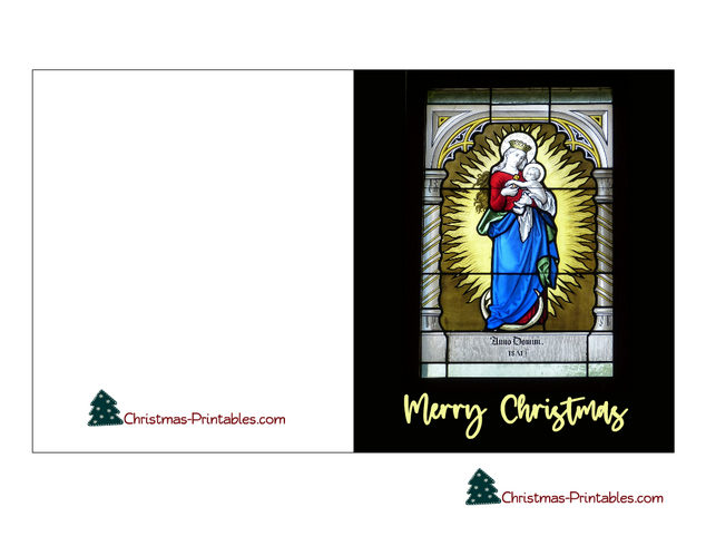 10 Free Printable Religious Christian Christmas Cards