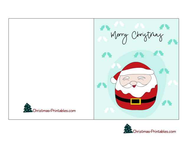 Merry Christmas Card featuring Santa