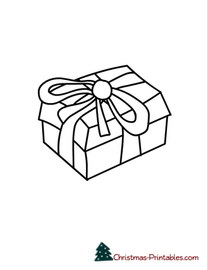 88 Coloring Pages Christmas Gift Boxes Images & Pictures In HD