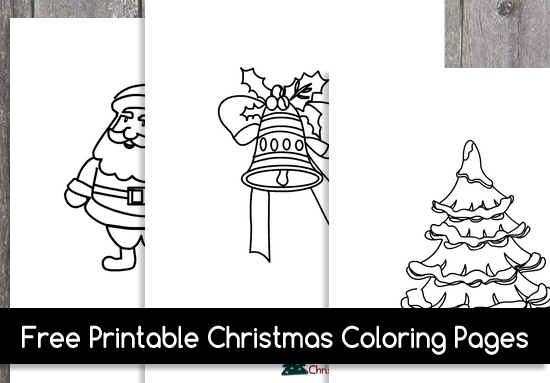 Free Printable Santa Coloring Pages