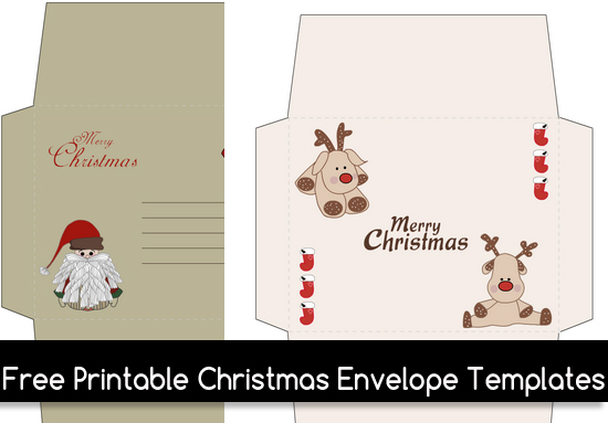 Free Printable Christmas Envelopes