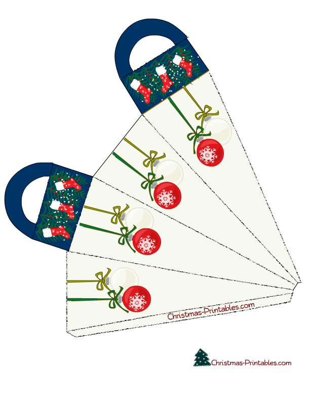 Free Printable Christmas Gift Bags Image