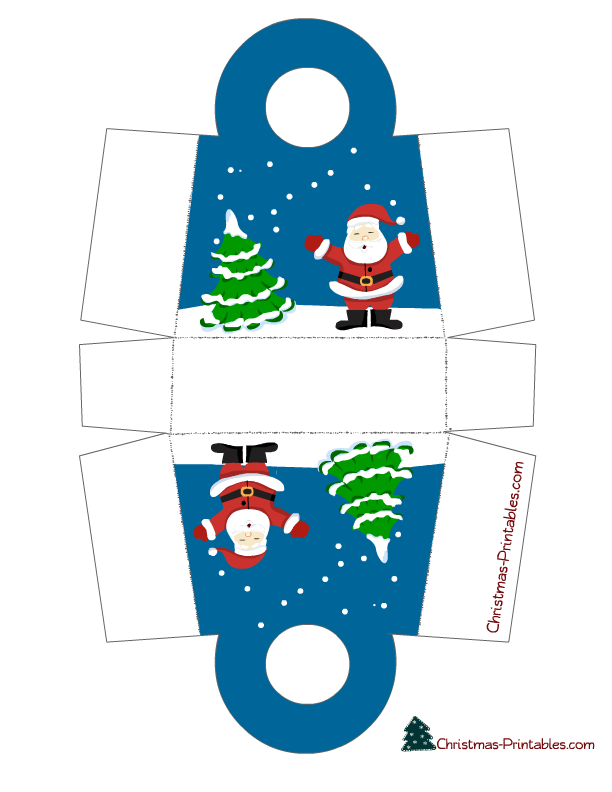 Printable Gift Bag Easy And Free, Simply Print, Trim And Paste Together.