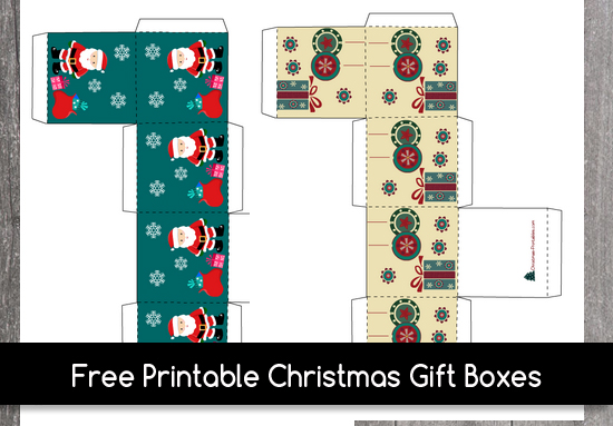 christmas gift box template