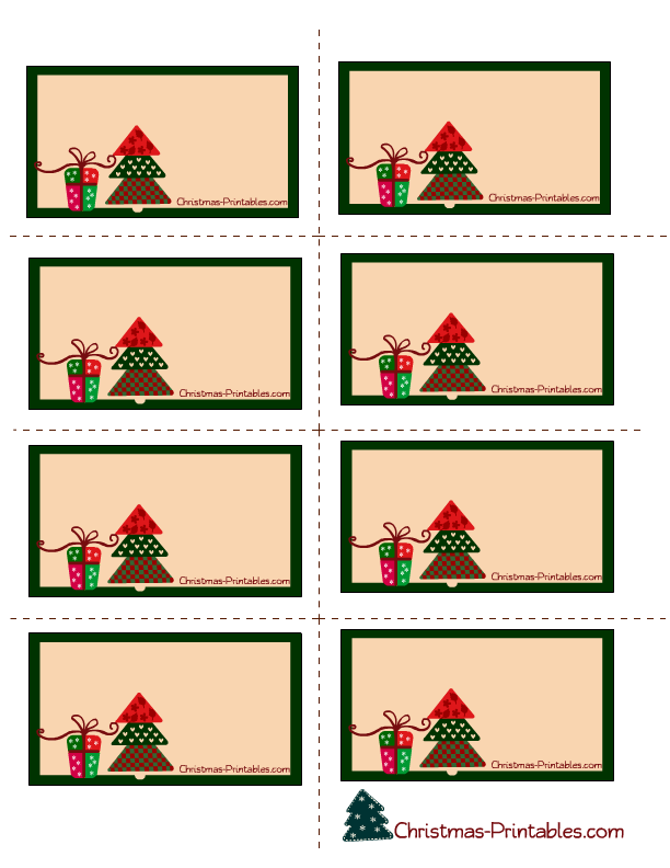 Free Printable Christmas Labels