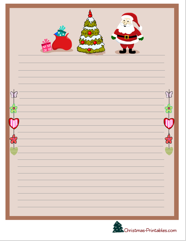 Christmas Writing Paper
