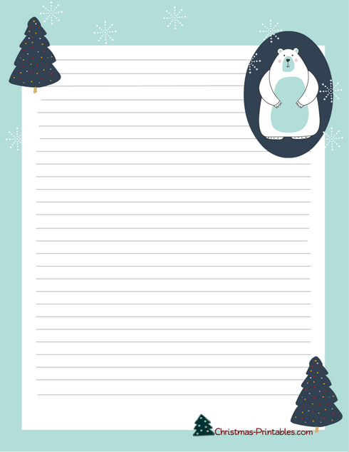 Cute Christmas Writing Paper