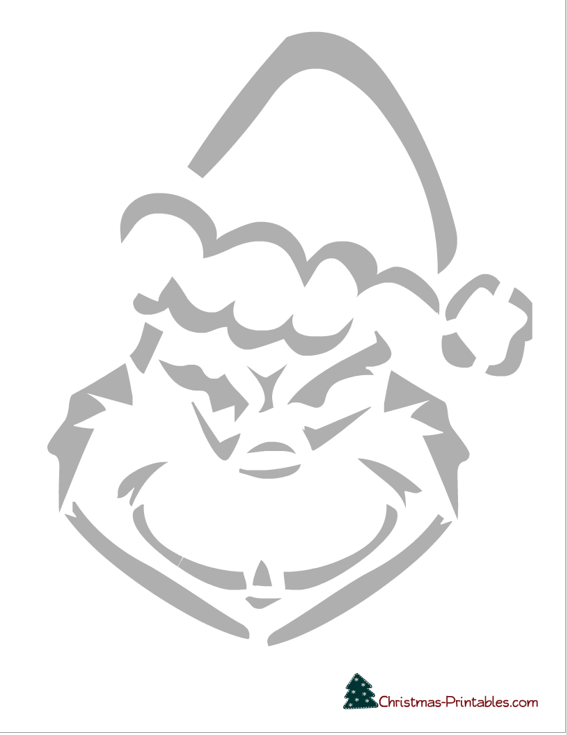 Any 2 GRINCH Stencils for Crafts Merry Christmas Stencils for