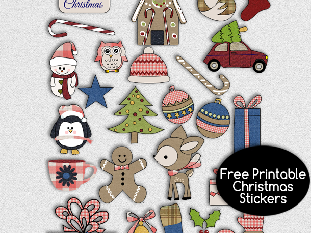 27 Free Printable Christmas Stickers