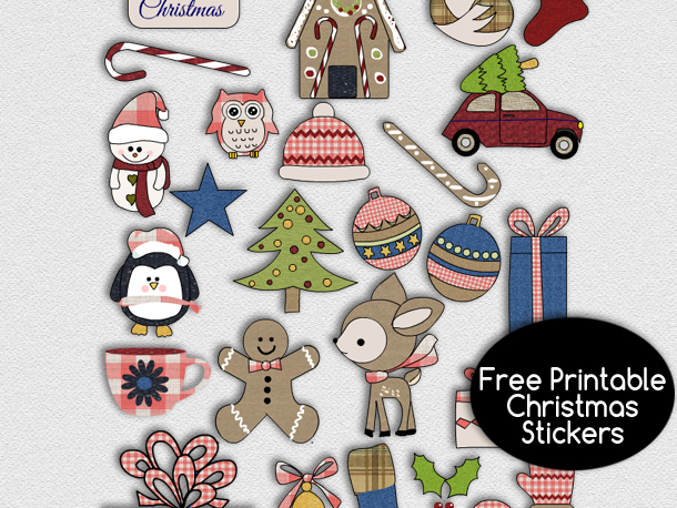 Download 27 Free Printable Christmas Stickers