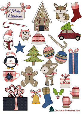 27 Free Printable Christmas Stickers