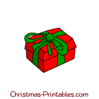 christmas gift box clipart