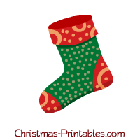 beautiful christmas stockings clipart