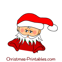 naughty santa clipart