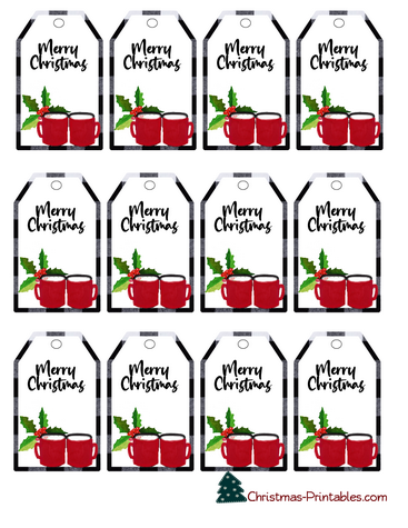 Farmhouse Christmas Tags Free Printable