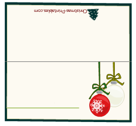 downloadable free place card templats cute christmas